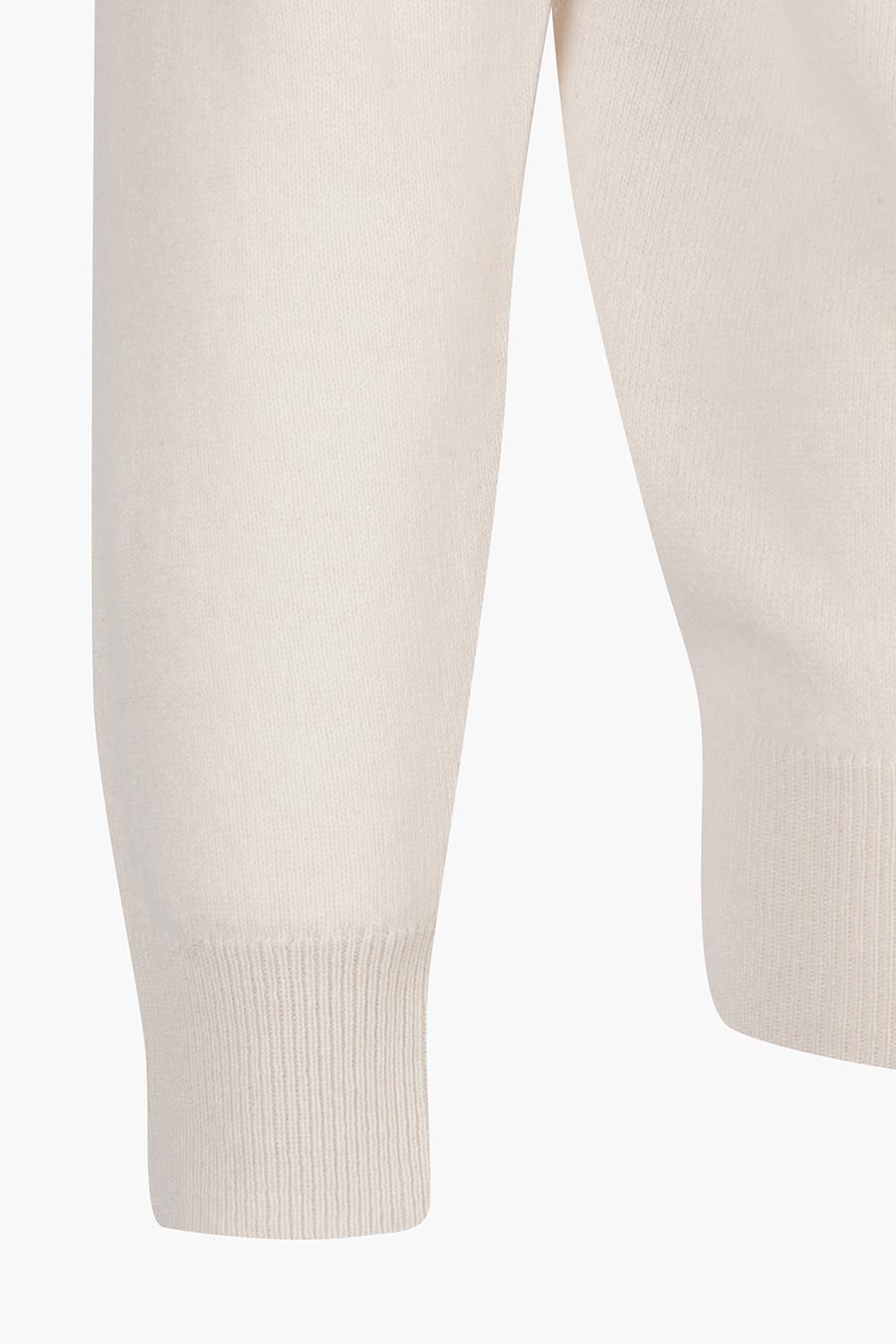 캐시미어 터틀넥 805 아이보리 긴소매 니트