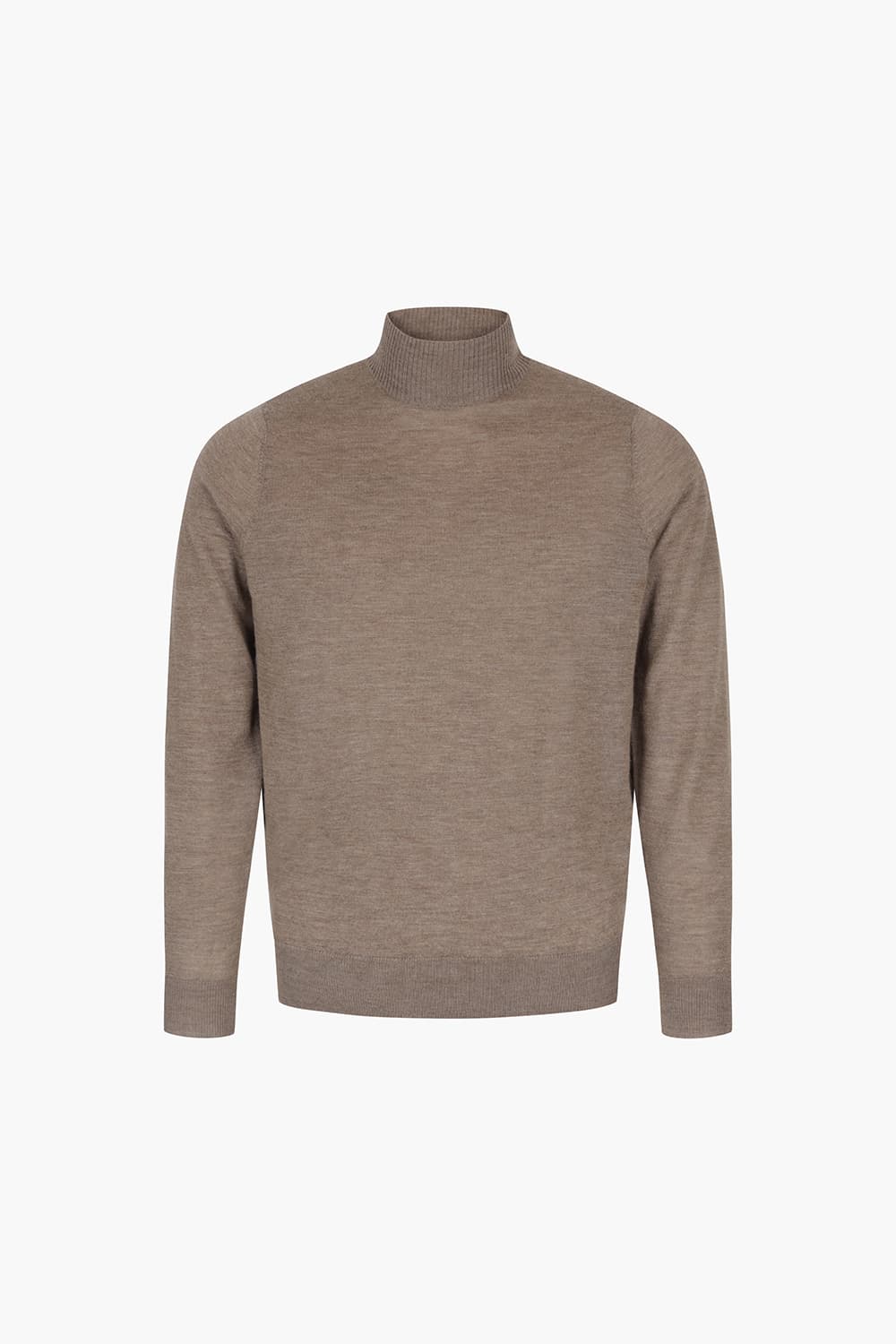 MOCKNECK 캐시미어 터틀넥 804 브라운 긴소매 니트