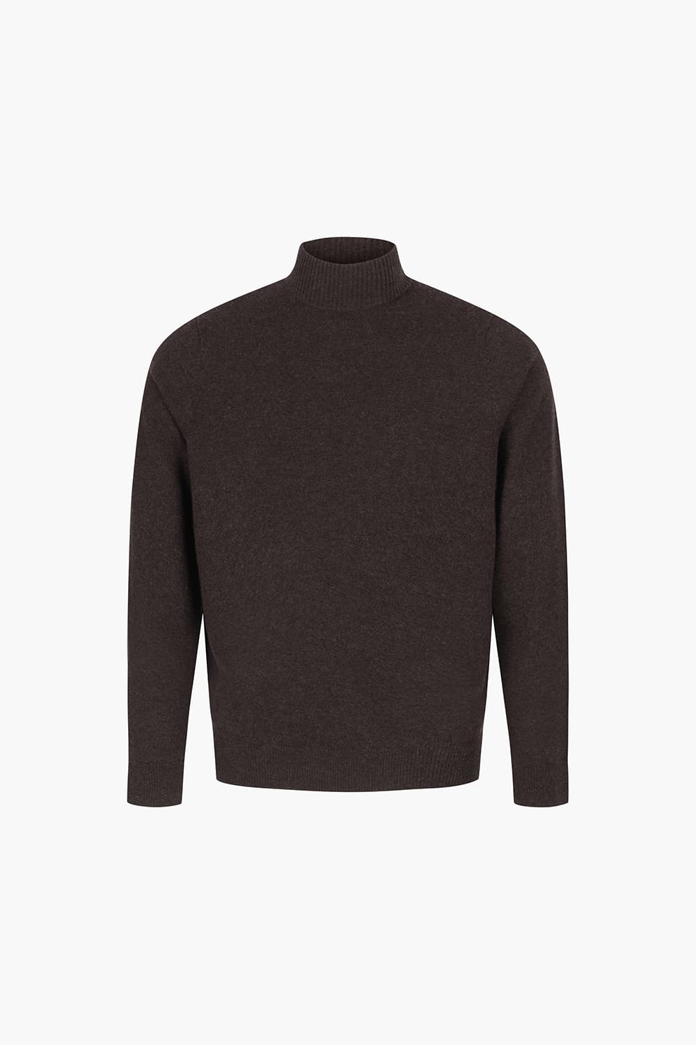 MOCKNECK 캐시미어 터틀넥 803 다크브라운 긴소매 니트