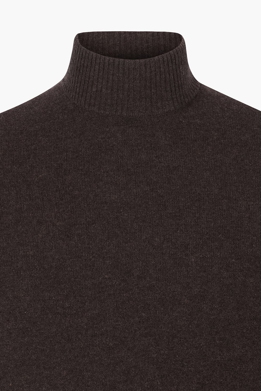 MOCKNECK 캐시미어 터틀넥 803 다크브라운 긴소매 니트