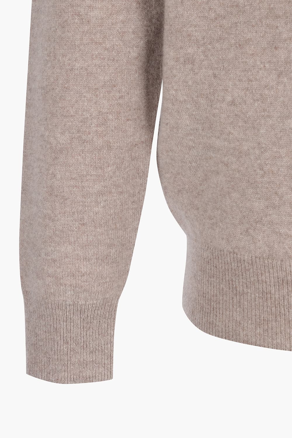 ROUND 캐시미어 크루넥 801 다크핑크 긴소매 니트