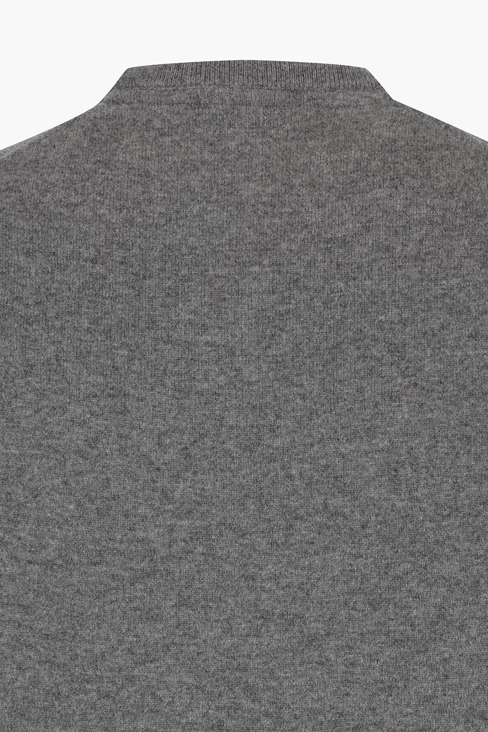 ROUND 캐시미어 크루넥 801 다크그레이 긴소매 니트