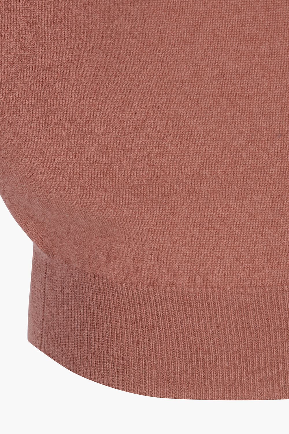 ROUND 캐시미어 크루넥 801 다크핑크 긴소매 니트