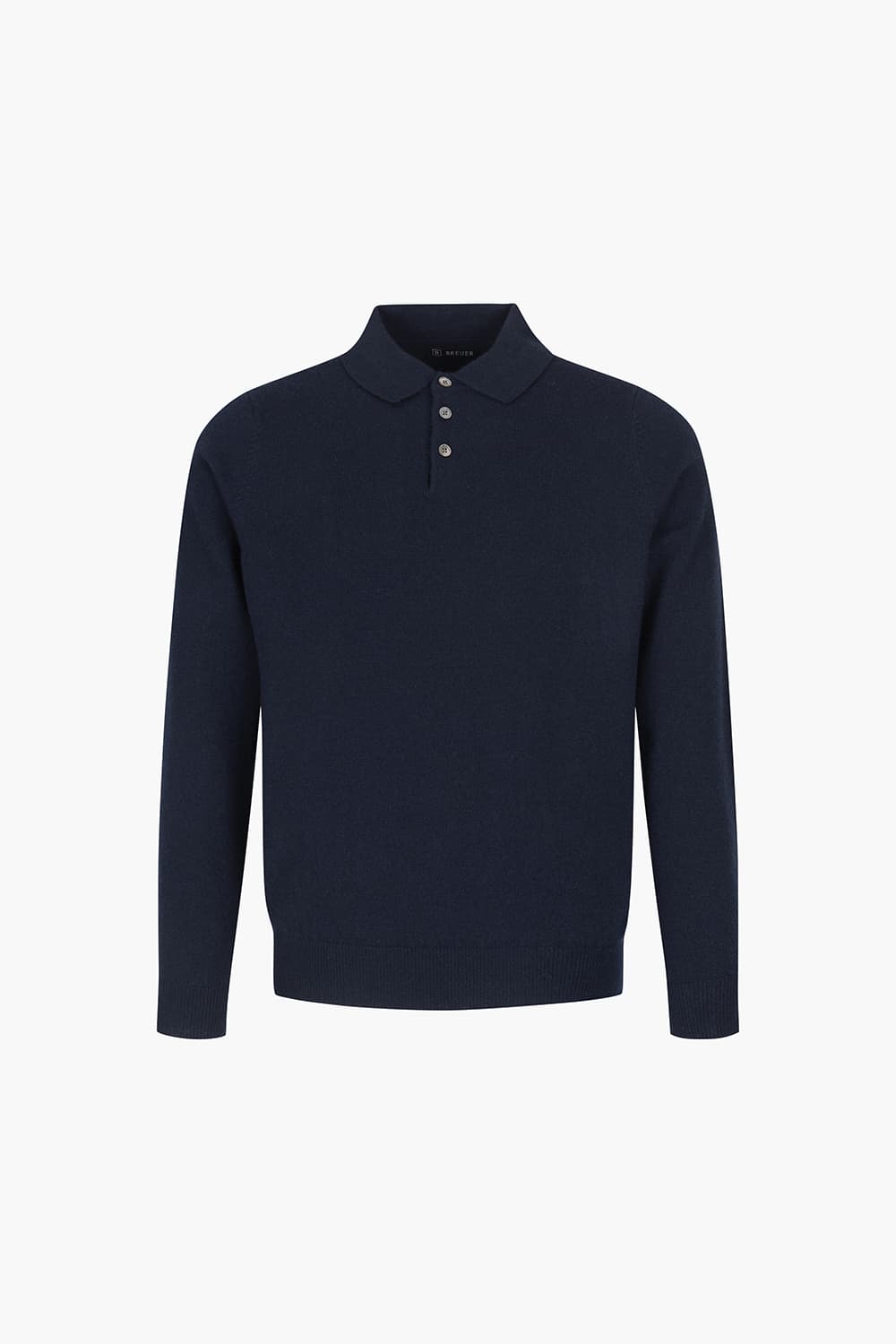 캐시미어 폴로 802 다크네이비 긴소매 니트