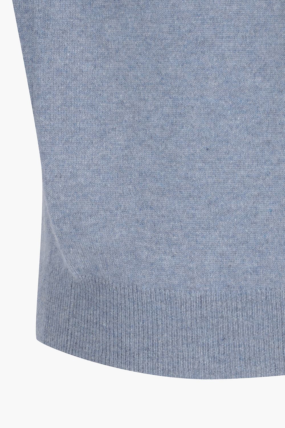 캐시미어 폴로 802 블루 긴소매 니트