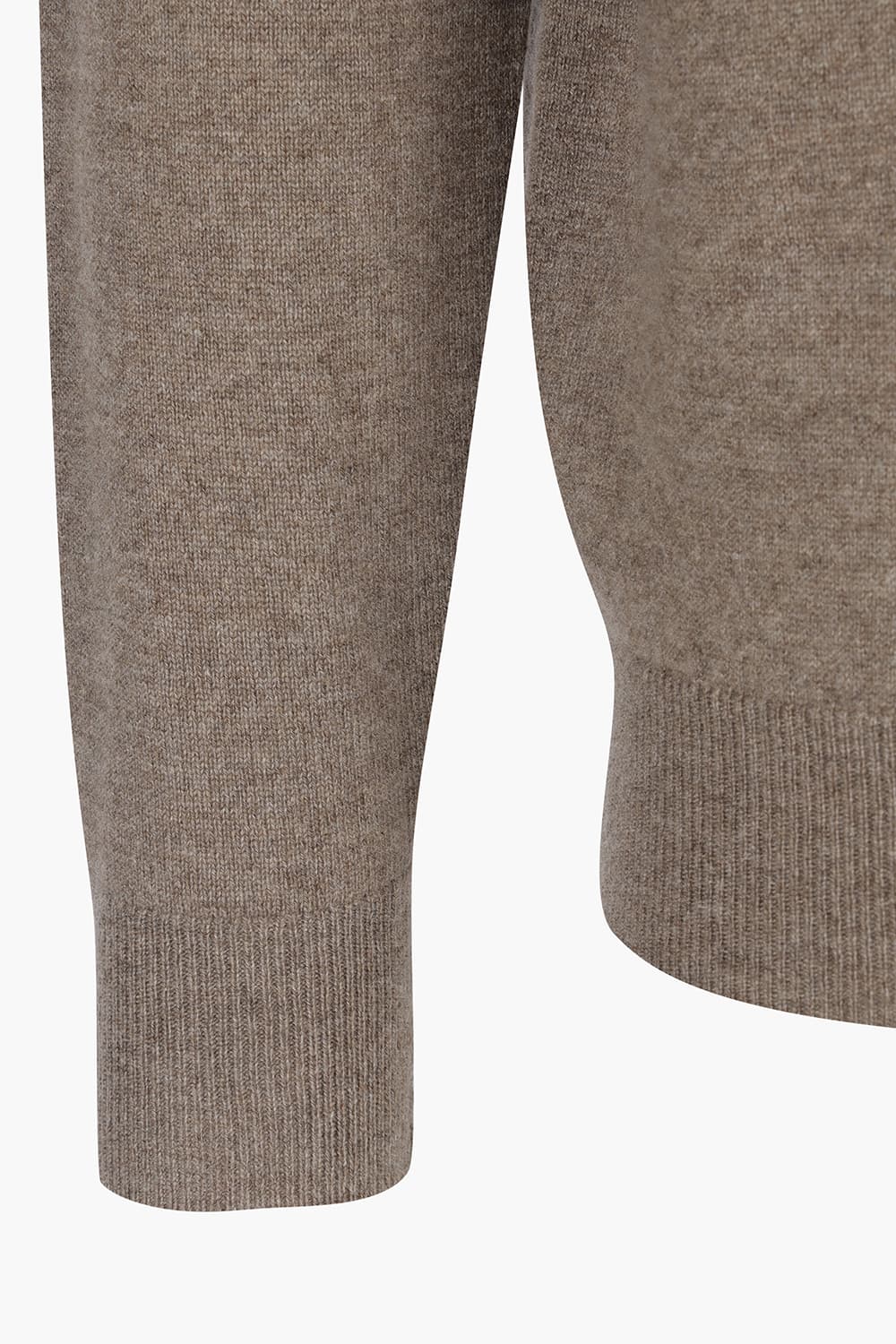 캐시미어 폴로 802 브라운 긴소매 니트