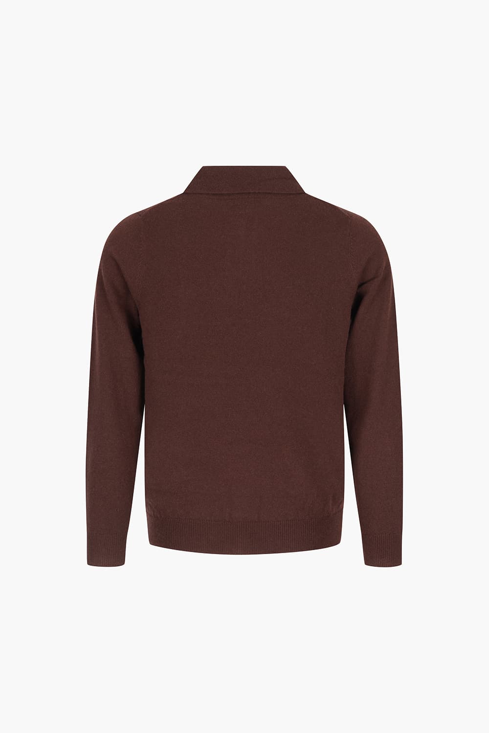 캐시미어 폴로 802 버건디 긴소매 니트