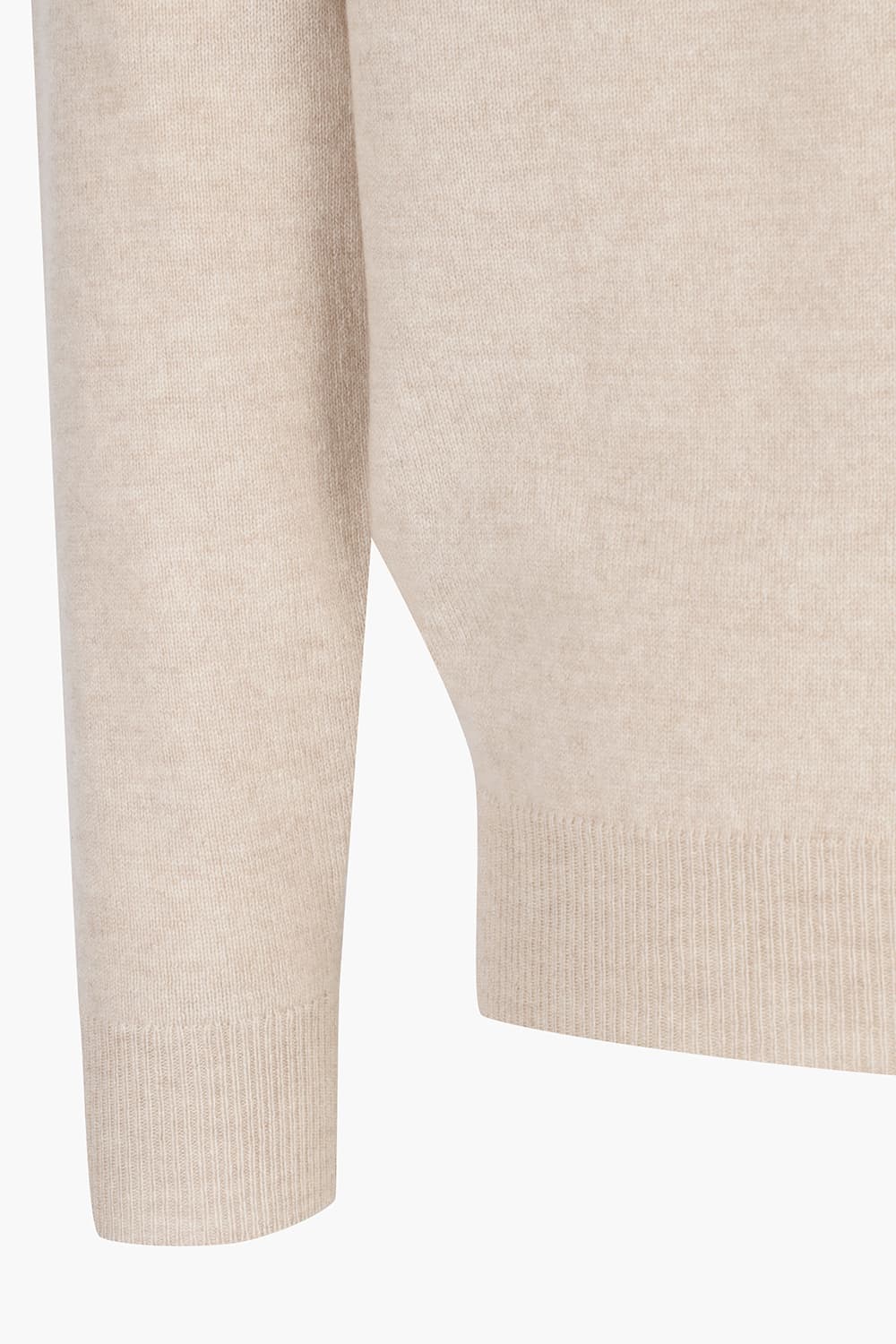 캐시미어 폴로 802 라이트베이지 긴소매 니트