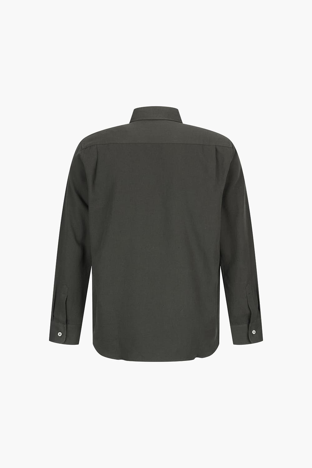 ARTIST 면 혼방 투 포켓 101 다크카키 셔츠