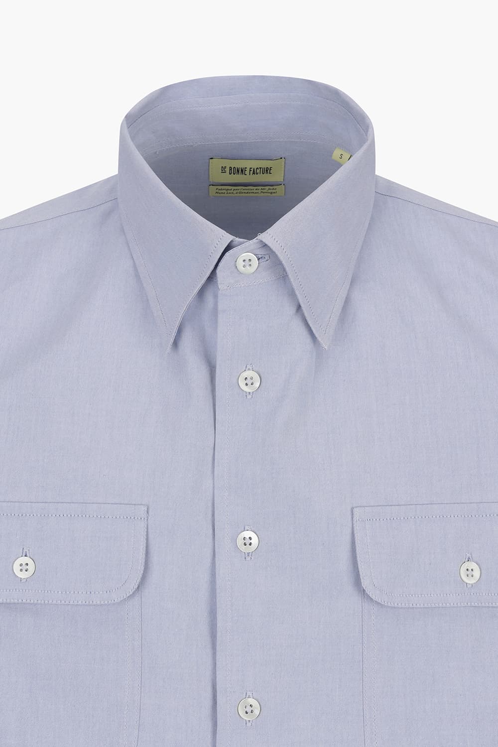 ARTIST 코튼 투 포켓 102 블루 셔츠