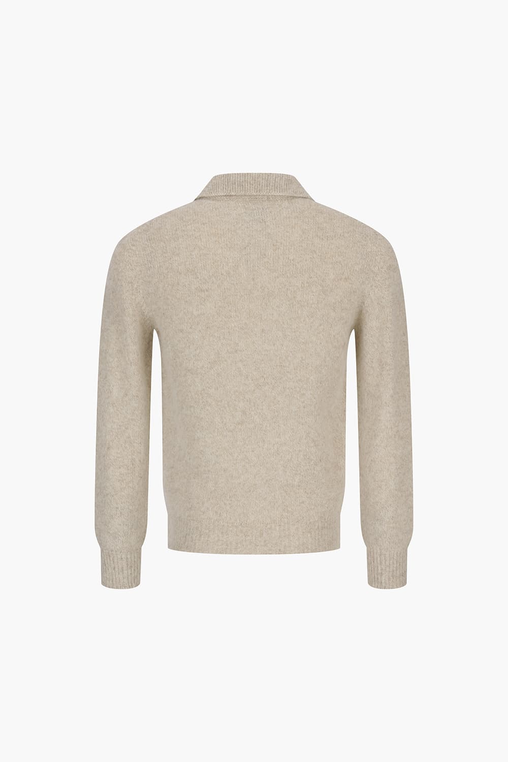 COZY 울 카라넥 101 베이지 긴소매 니트