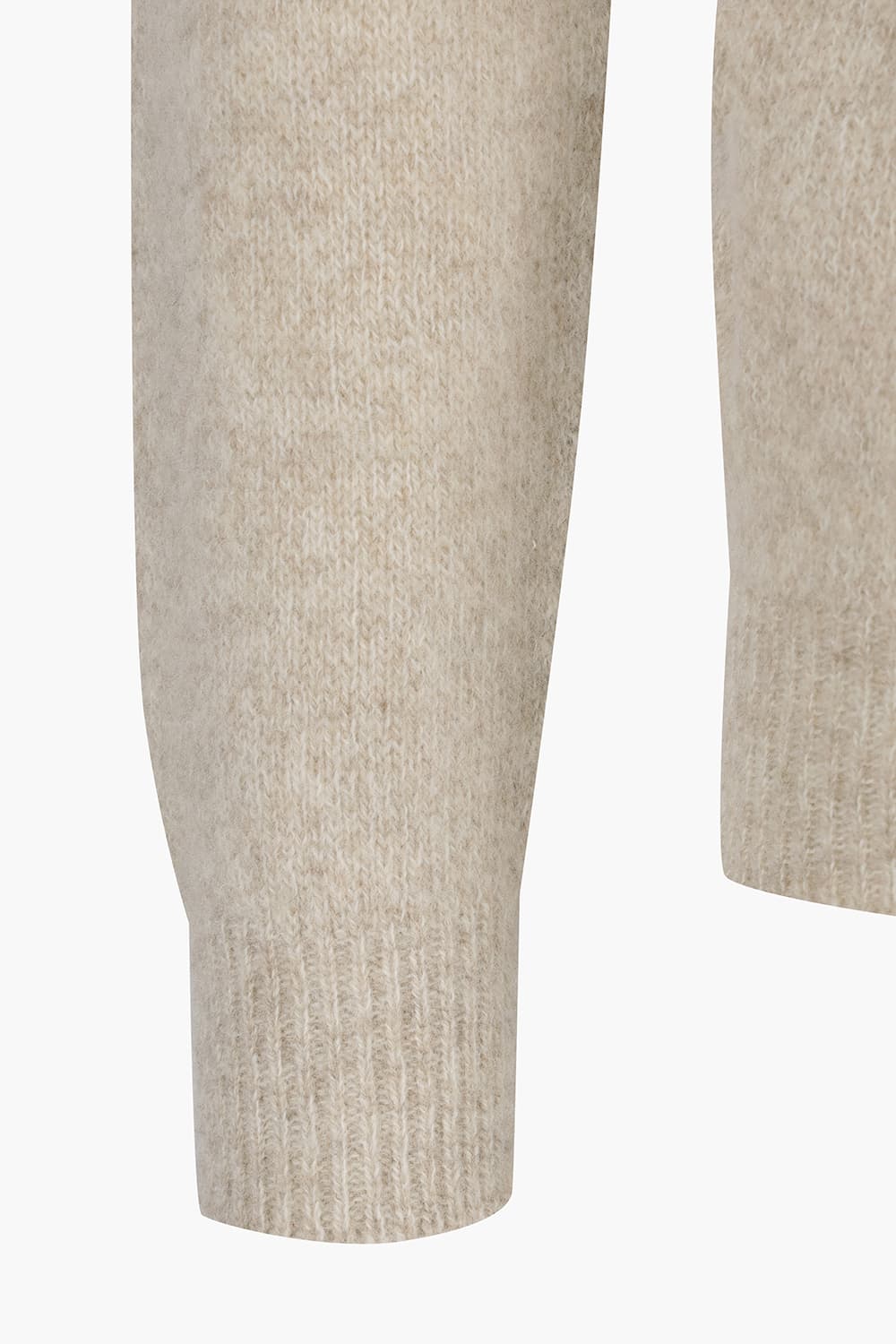 COZY 울 카라넥 101 베이지 긴소매 니트