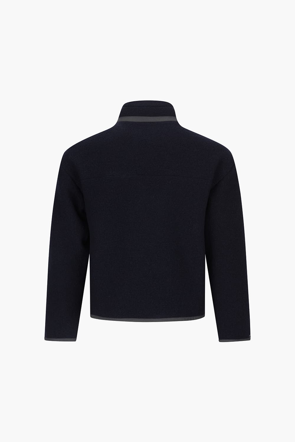 SHERPA 울 빅 포켓 니트 103 다크네이비 집업