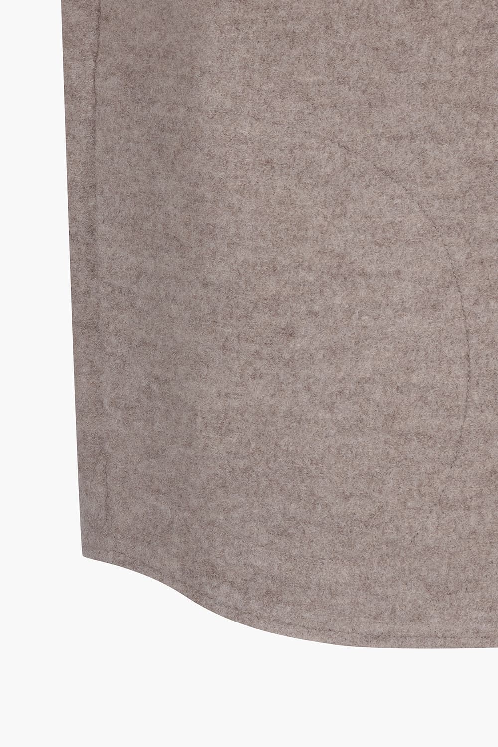 울 오버핏 셔츠형 102 라이트브라운 캐주얼 자켓