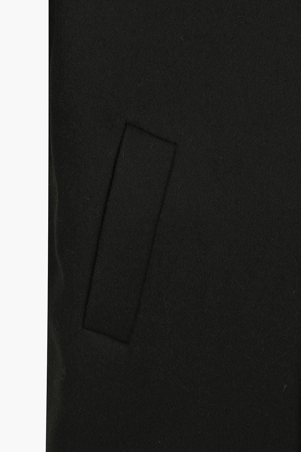 CAMARGUE 울 맥 블렌디드 101 다크카키 롱 코트