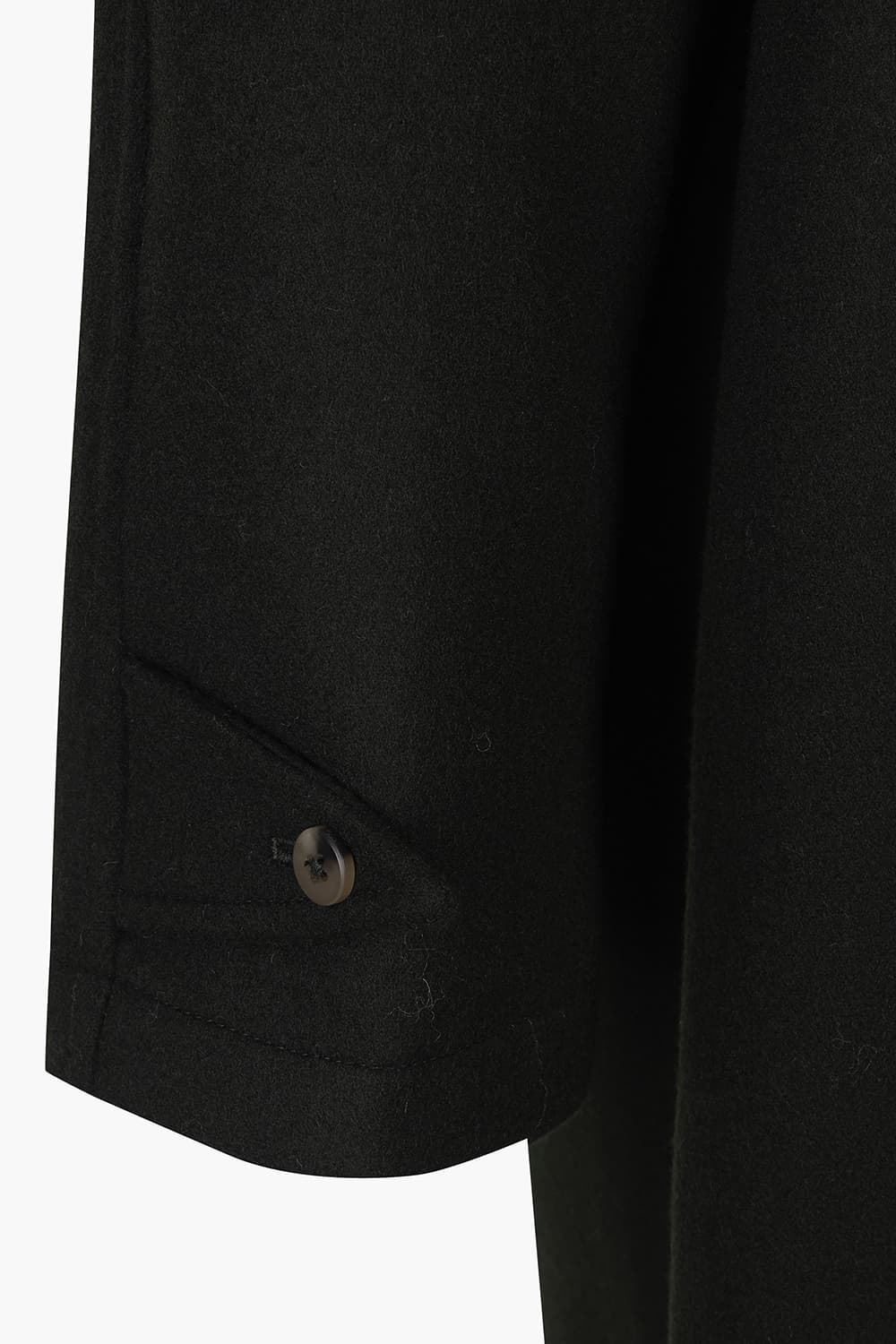 CAMARGUE 울 맥 블렌디드 101 다크카키 롱 코트