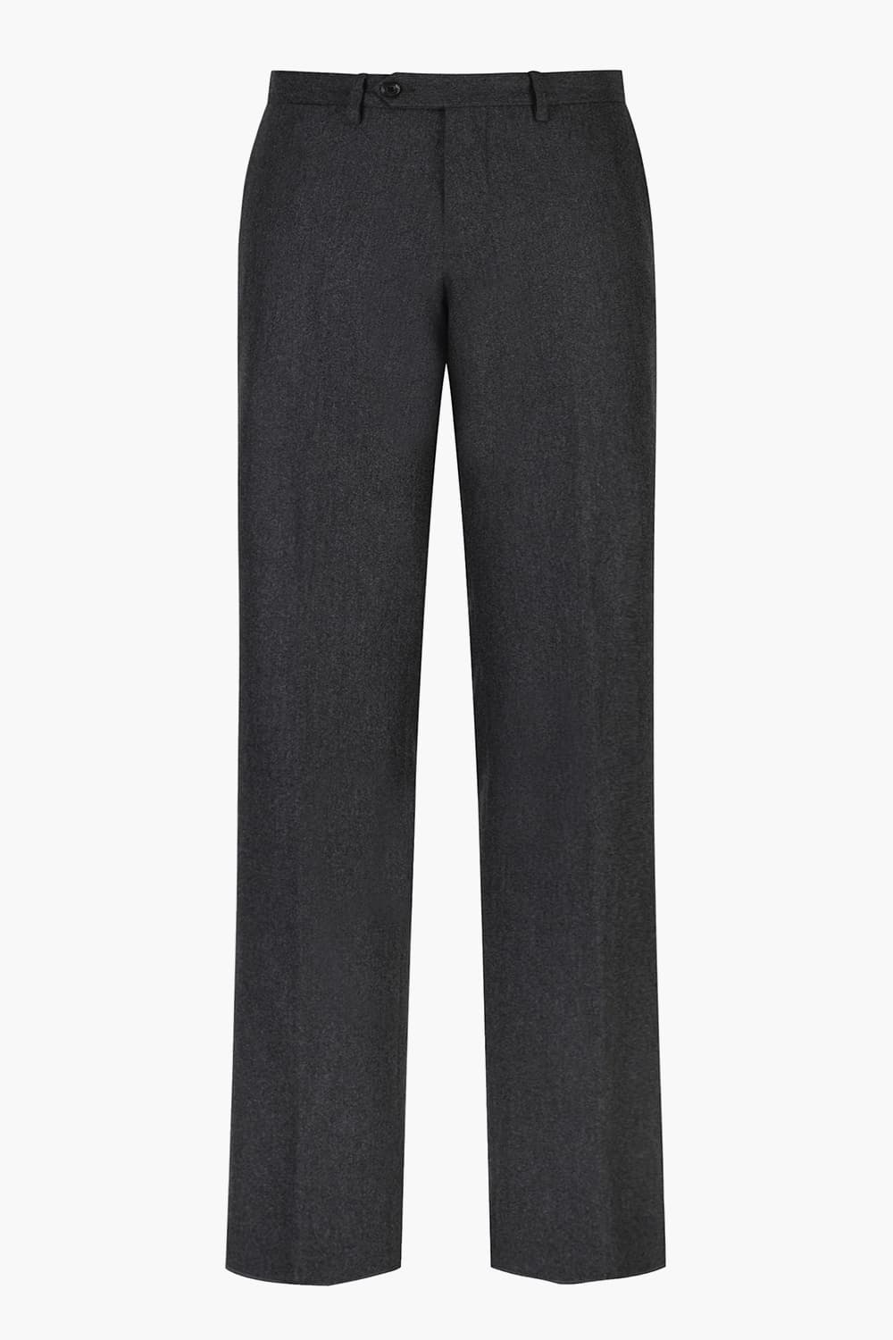 울 스트레이트 801 차콜그레이 팬츠