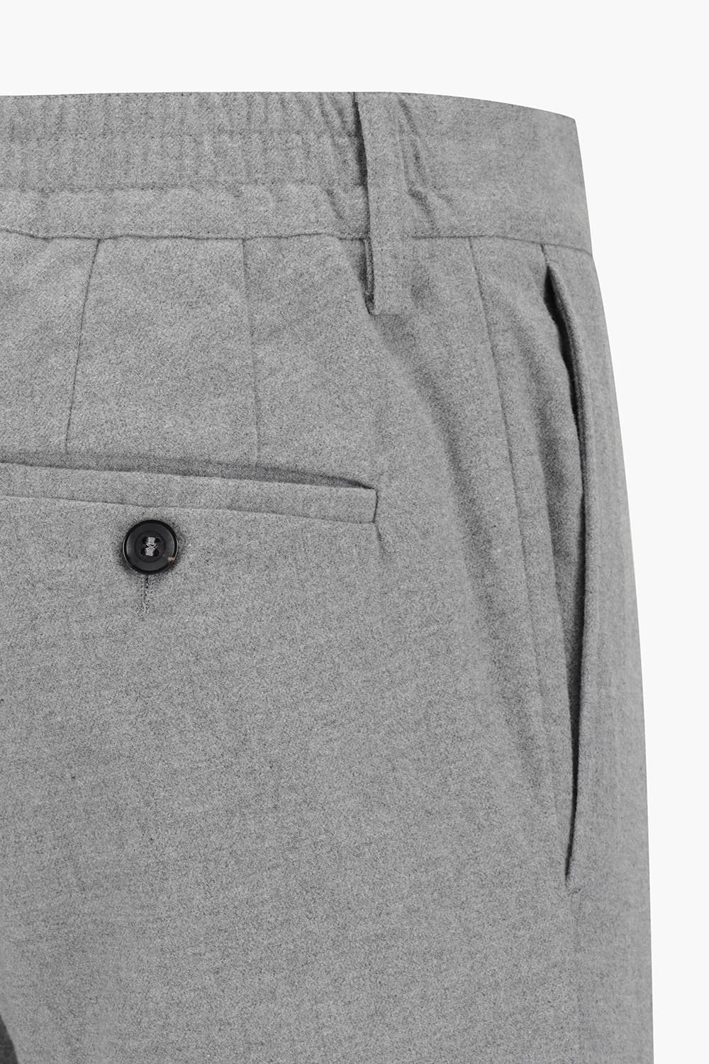 CARIBE 코튼 핀턱 스트레이트 802 라이트그레이 팬츠