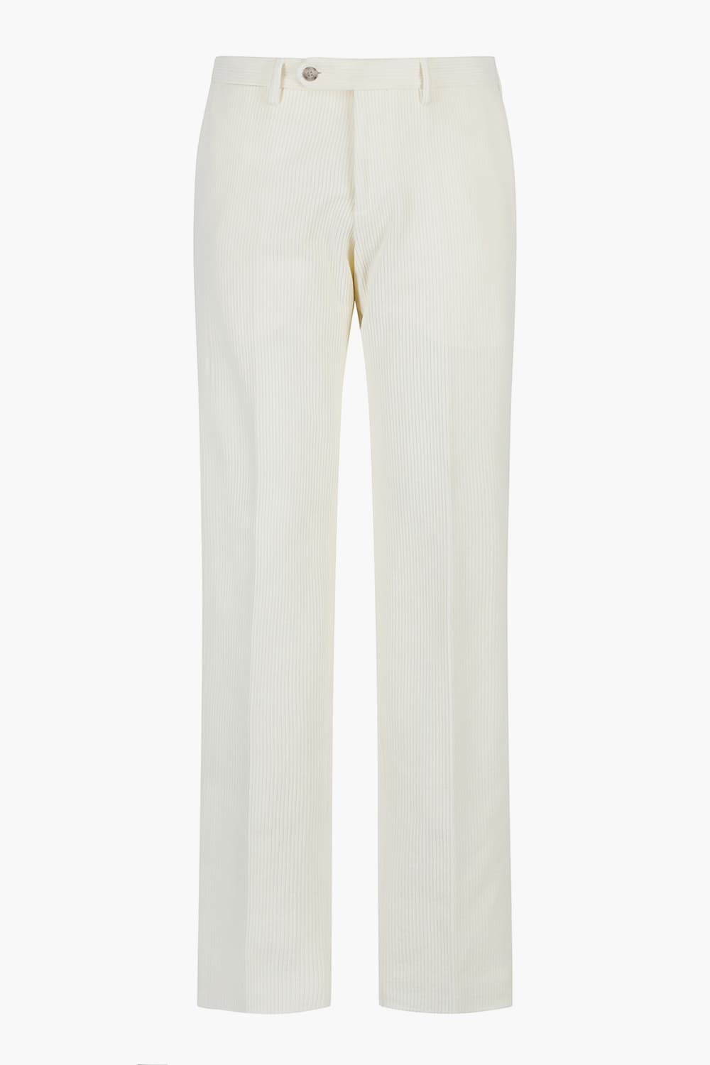 코튼 코듀로이 슬림 806 화이트 팬츠