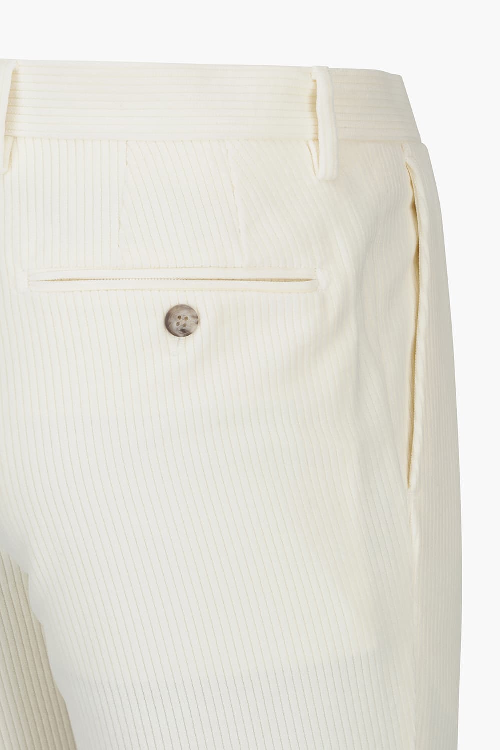 코튼 코듀로이 슬림 806 화이트 팬츠