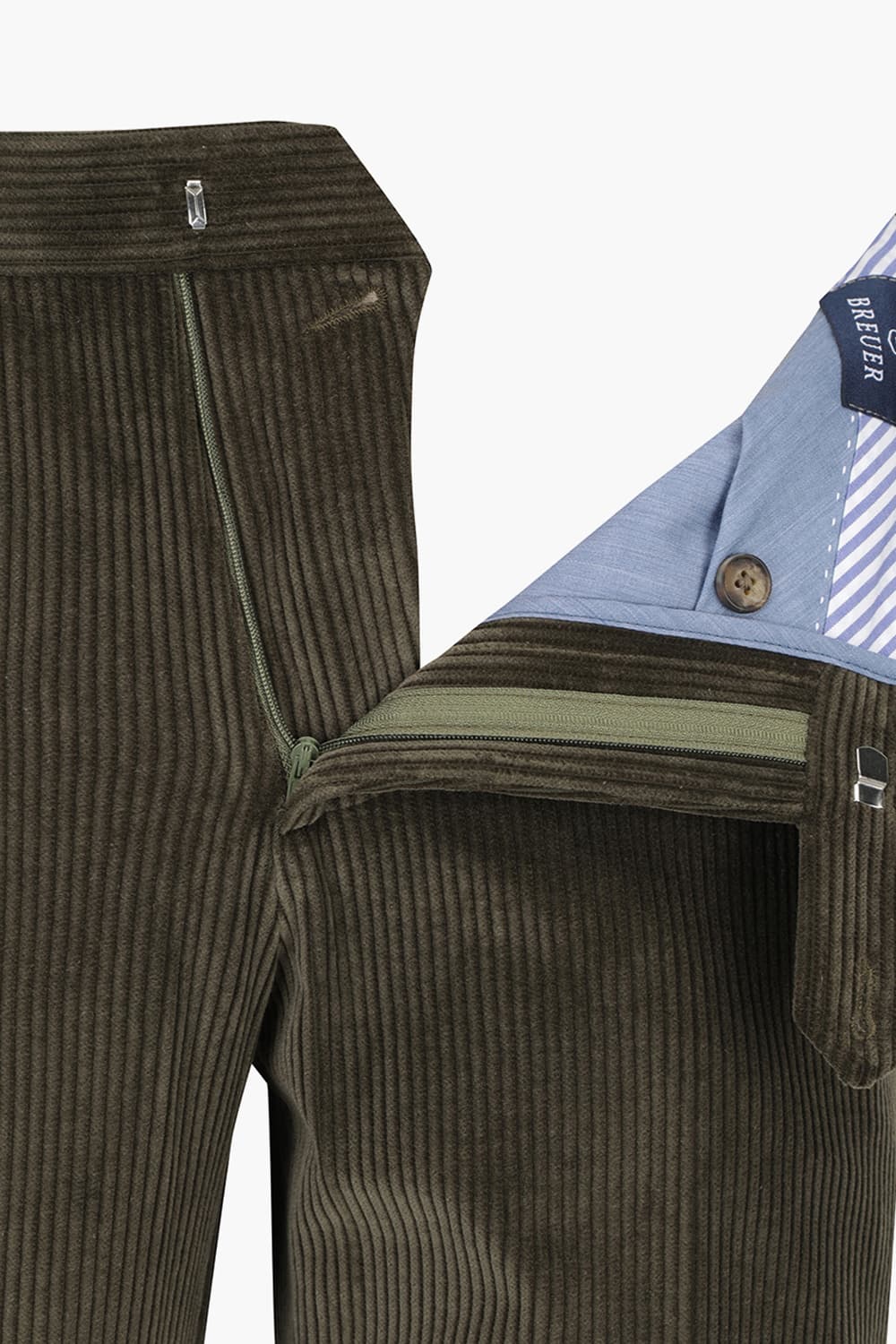 코튼 코듀로이 슬림 806 카키브라운 팬츠