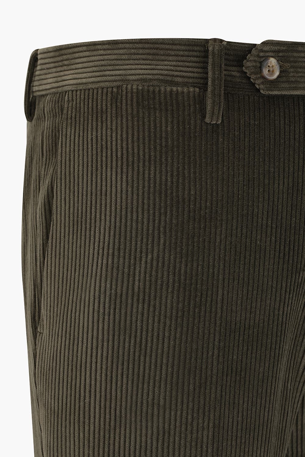 코튼 코듀로이 슬림 806 카키브라운 팬츠