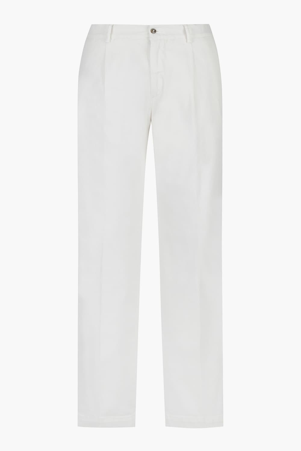 코튼 가먼트다잉 스트레이트 804 화이트 캐주얼 팬츠