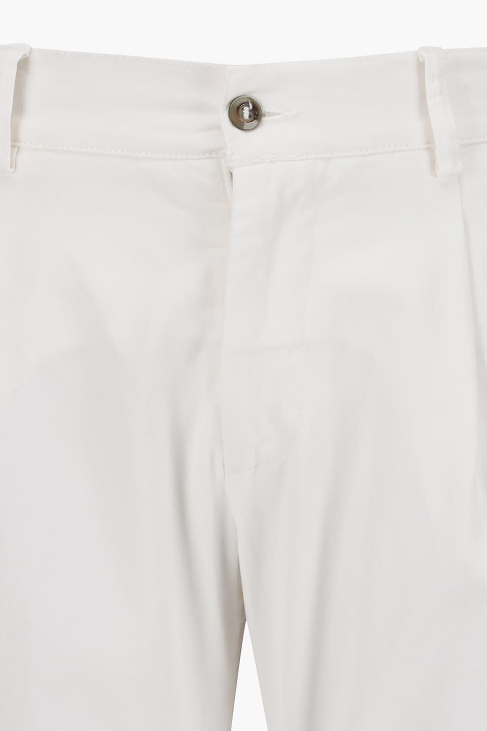 코튼 가먼트다잉 스트레이트 804 화이트 캐주얼 팬츠