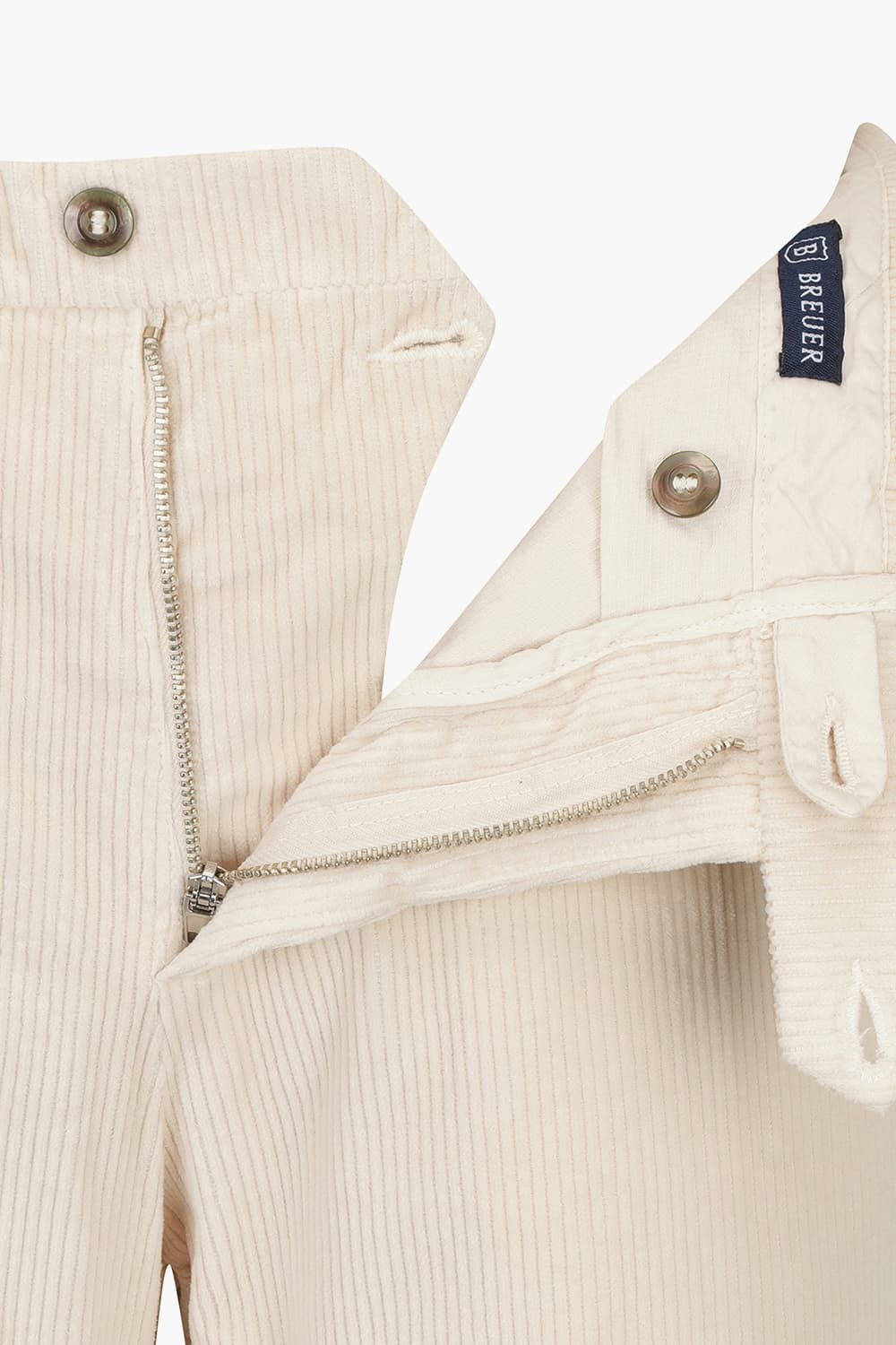 코튼 코듀로이 스트레이트 805 아이보리 팬츠