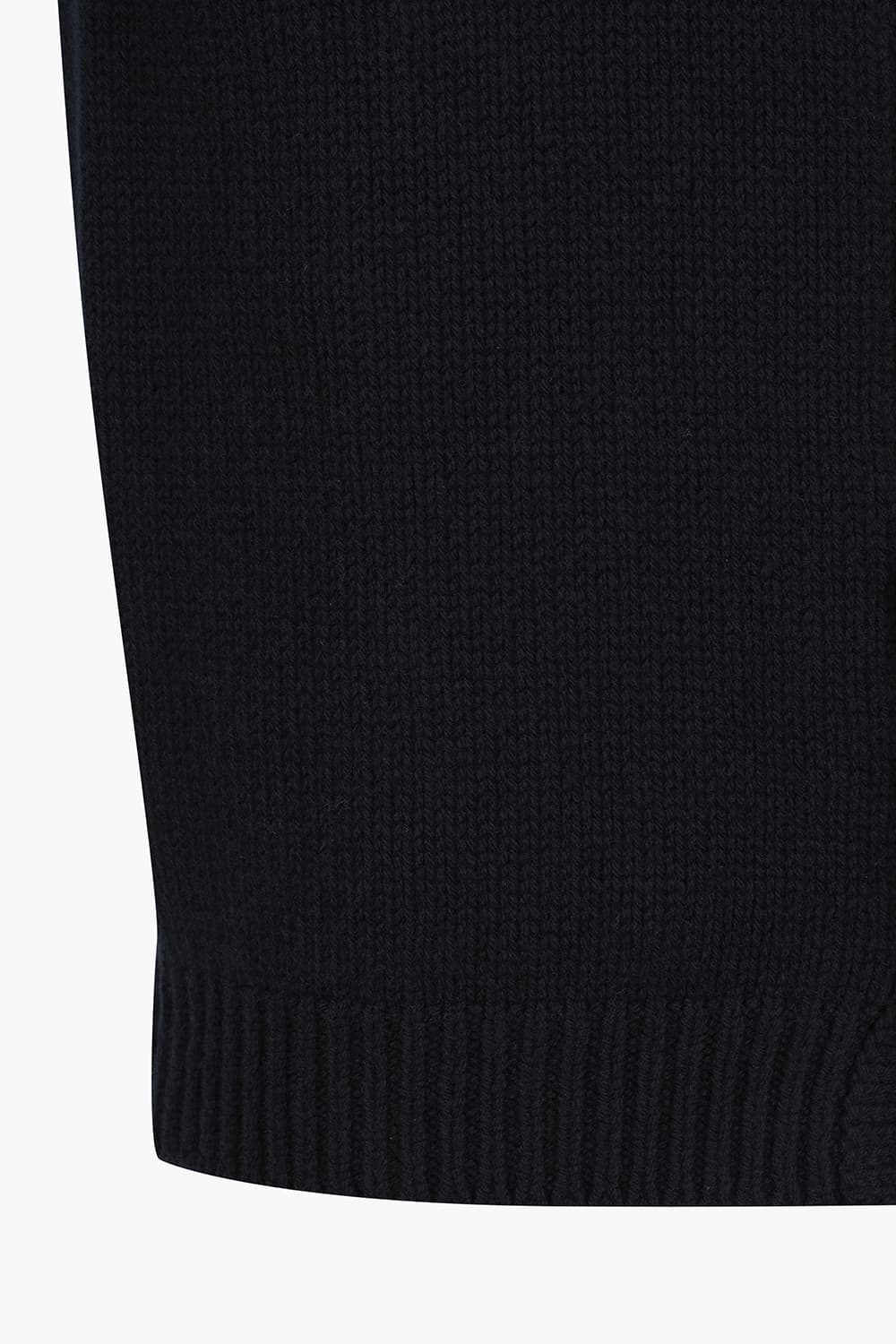 GILET 울 카라넥 203 다크네이비 가디건