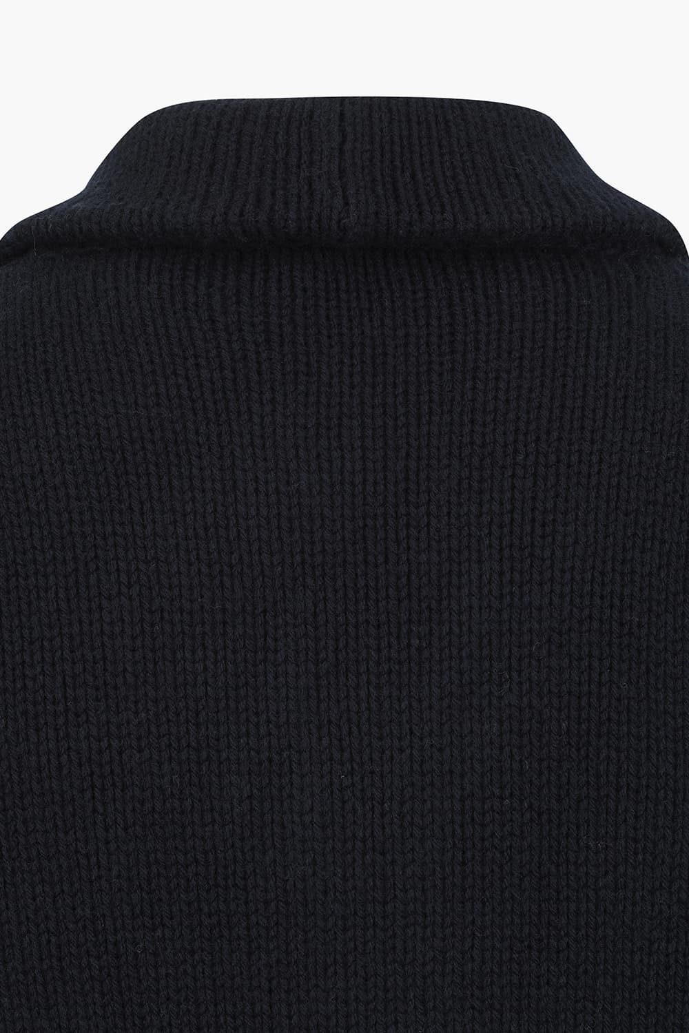 GILET 울 카라넥 203 다크네이비 가디건