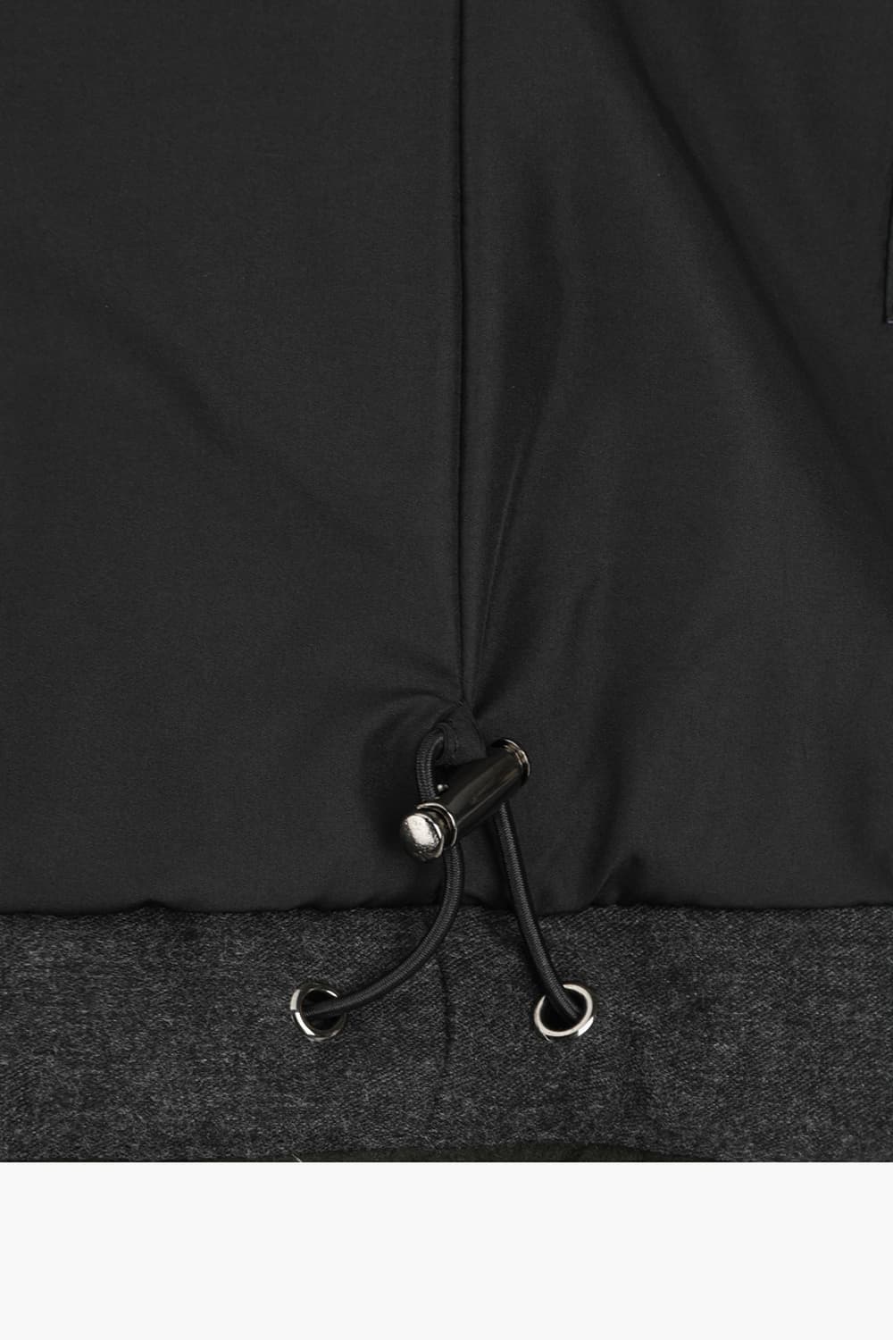 고트스킨 스웨이드 하이넥 801 다크카키 베스트