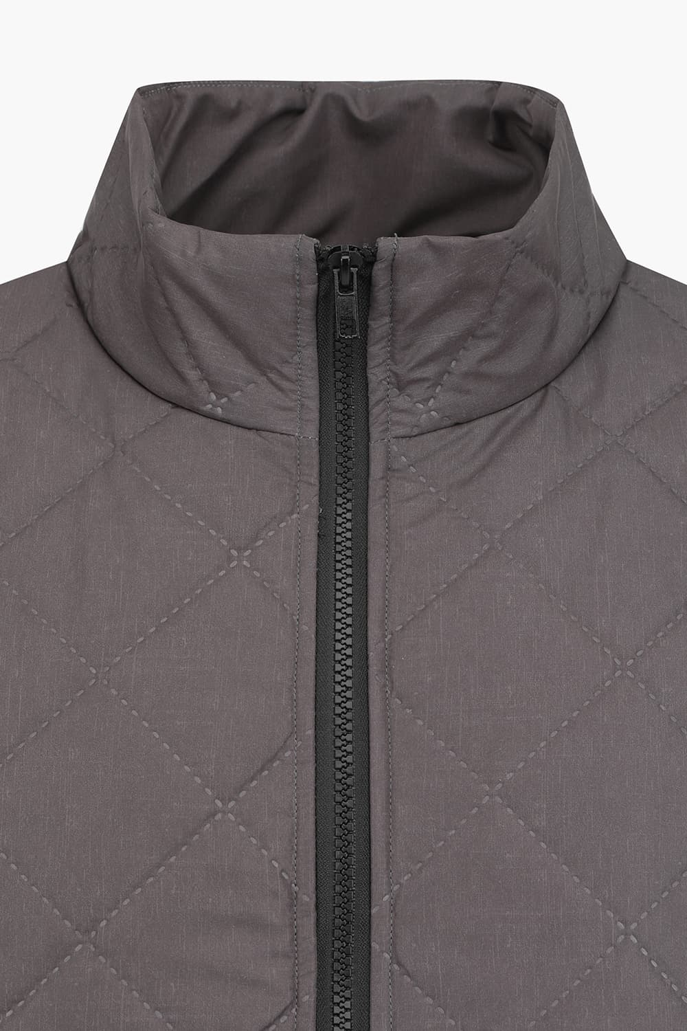 CLAN 다이아몬드 퀼팅 경량 501 다크그레이 베스트