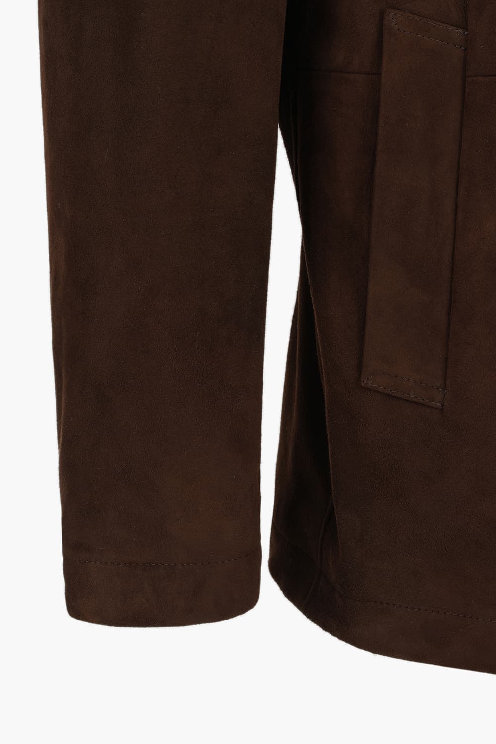 램스킨 시어링 넥 무스탕 805 다크브라운 점퍼