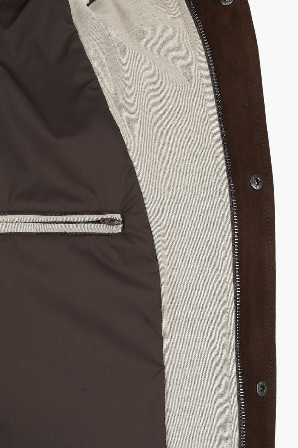 램스킨 시어링 넥 무스탕 805 다크브라운 점퍼