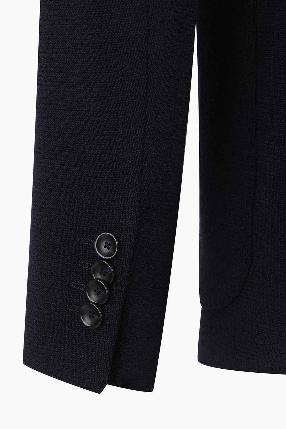 울 혼방 베이직 802 다크네이비 테일러드 자켓