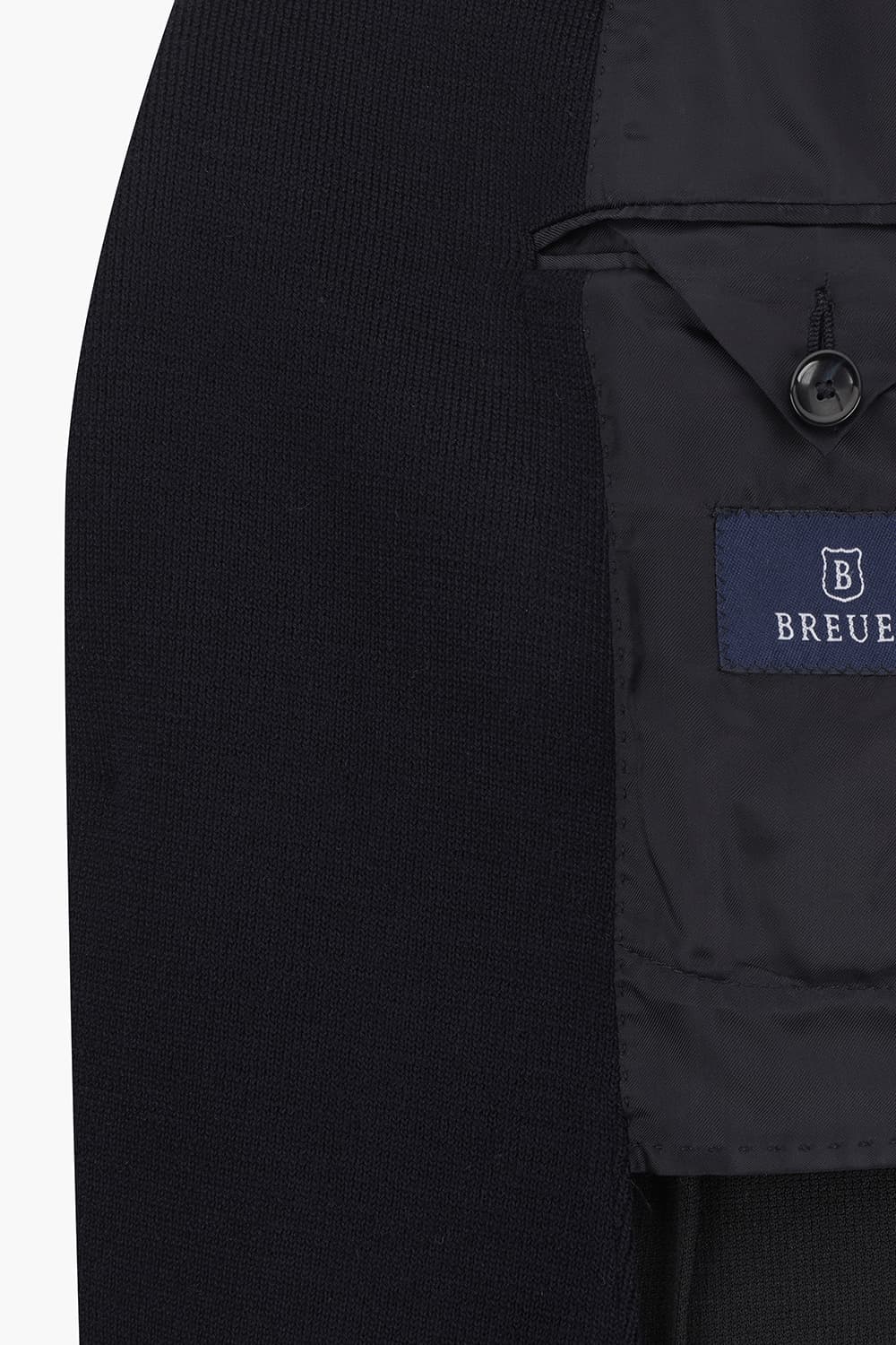 울 혼방 베이직 802 다크네이비 테일러드 자켓