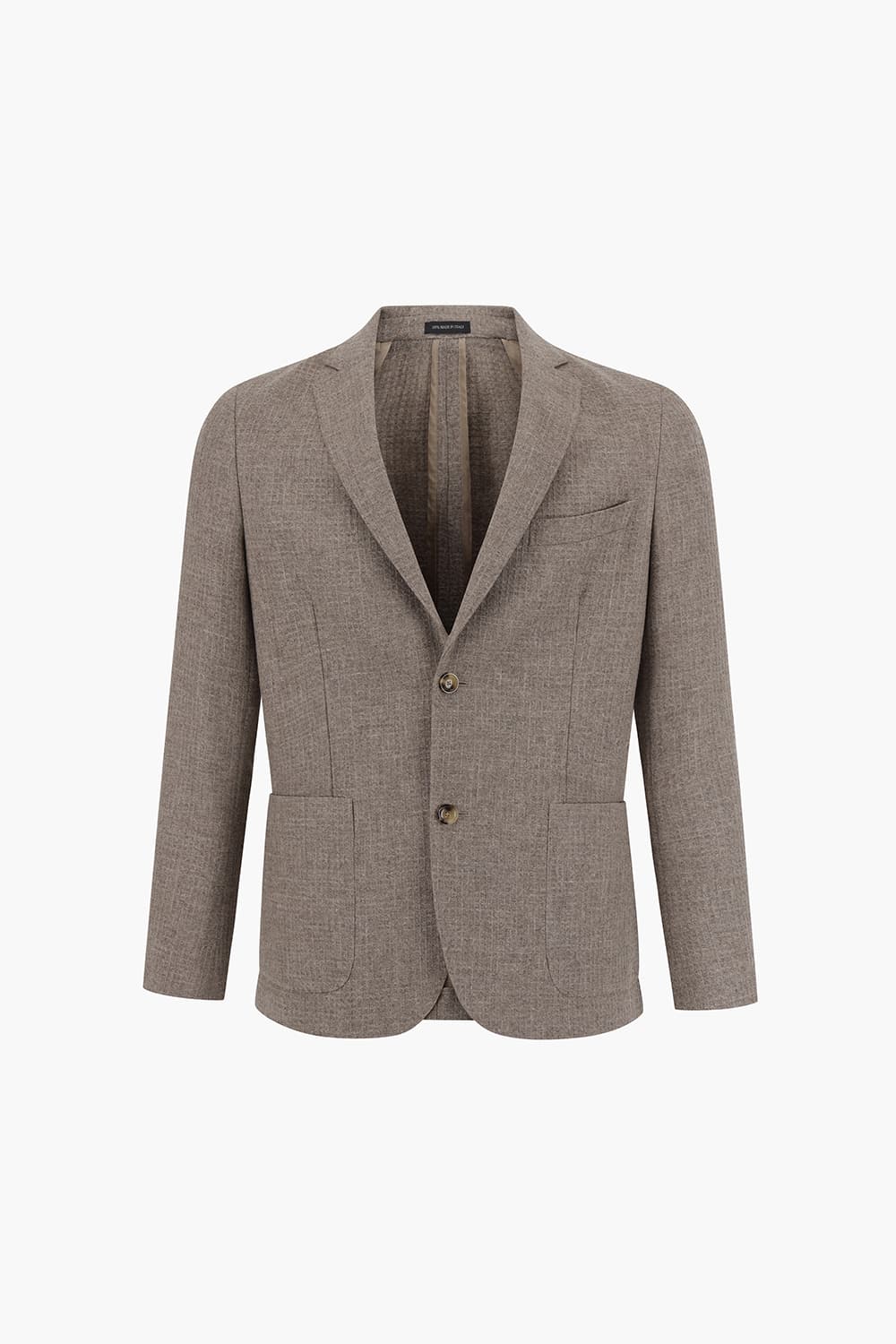 울 캐시미어 베이직 801 브라운 테일러드 자켓