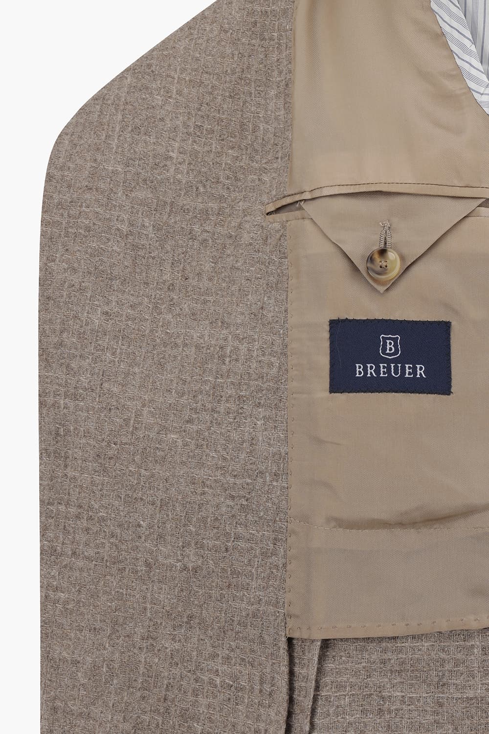 울 캐시미어 베이직 801 브라운 테일러드 자켓