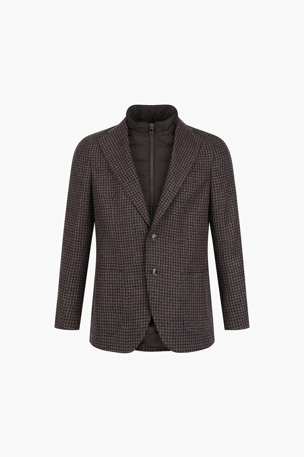 알파카 울 베이직 804 다크브라운 테일러드 자켓