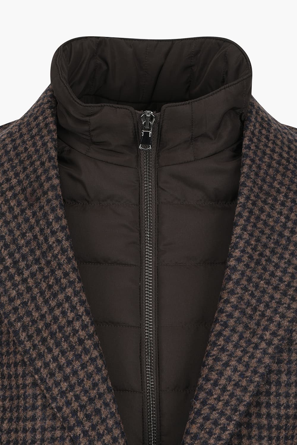 알파카 울 베이직 804 다크브라운 테일러드 자켓