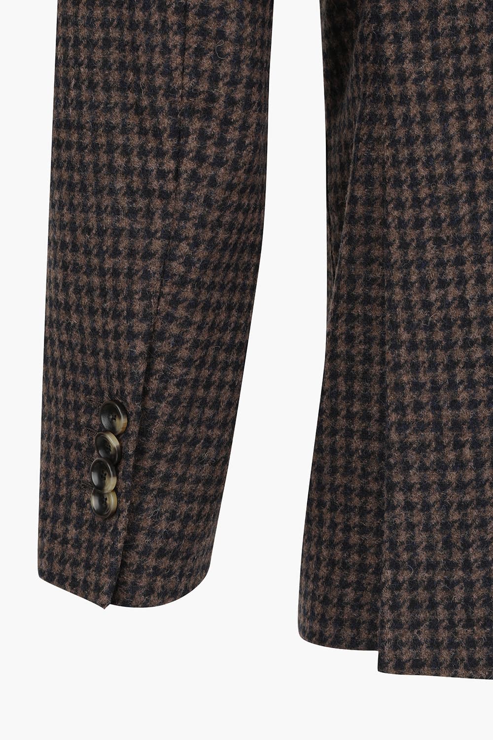 알파카 울 베이직 804 다크브라운 테일러드 자켓