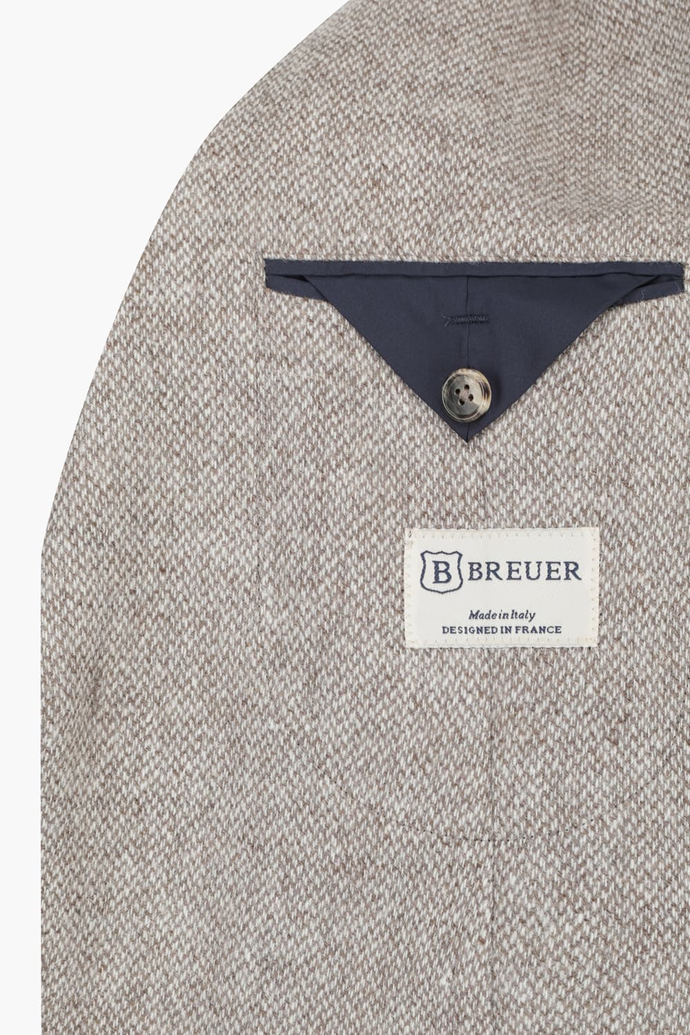 SALENTO 울 201 라이트브라운 테일러드 자켓