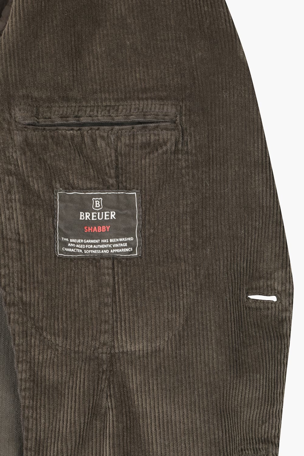 코튼 코듀로이 102 다크브라운 테일러드 자켓