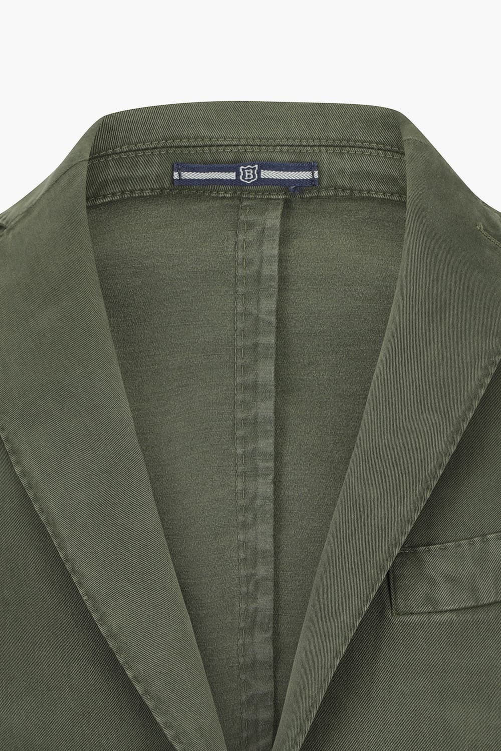 코튼 베이직 101 카키 테일러드 자켓