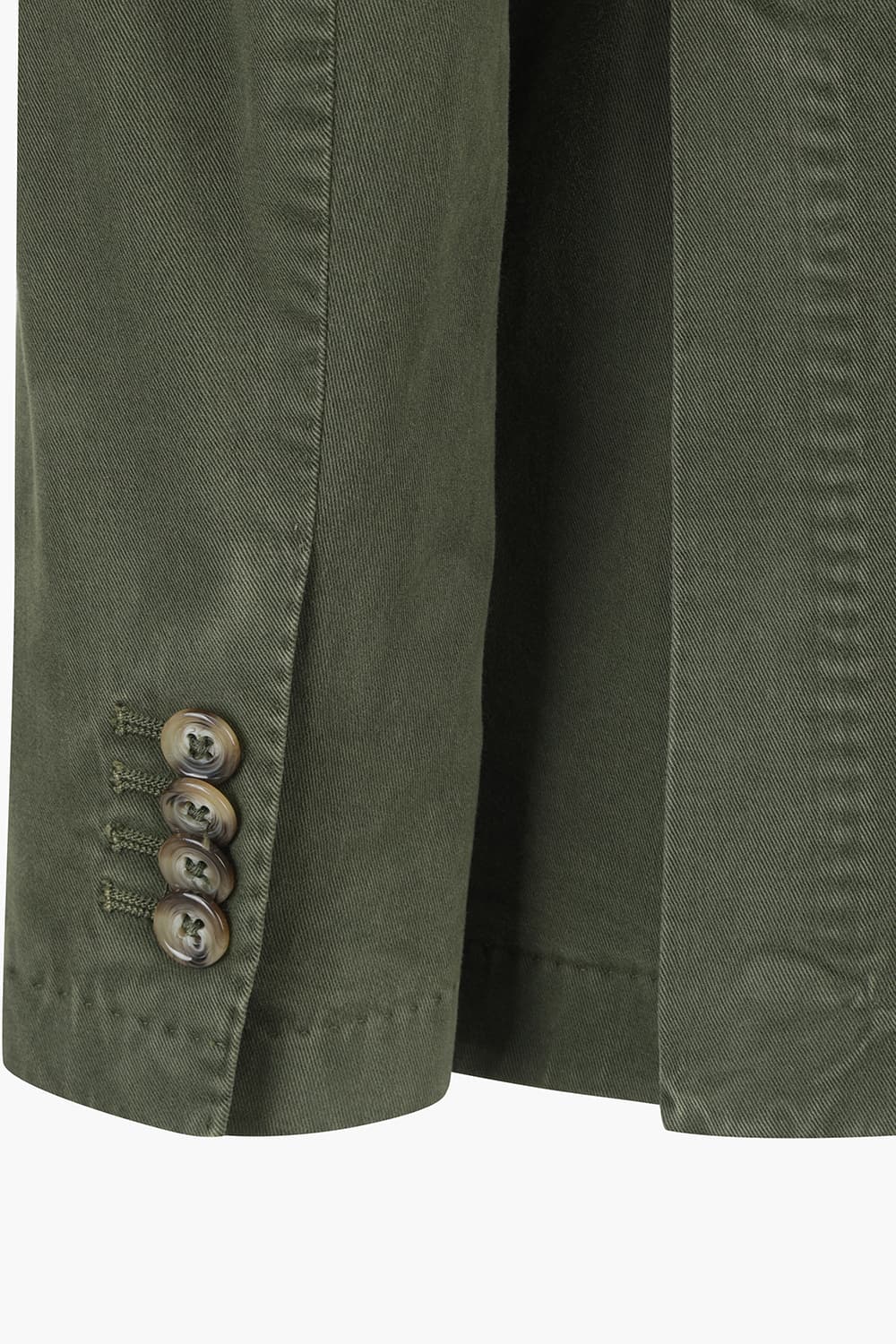 코튼 베이직 101 카키 테일러드 자켓