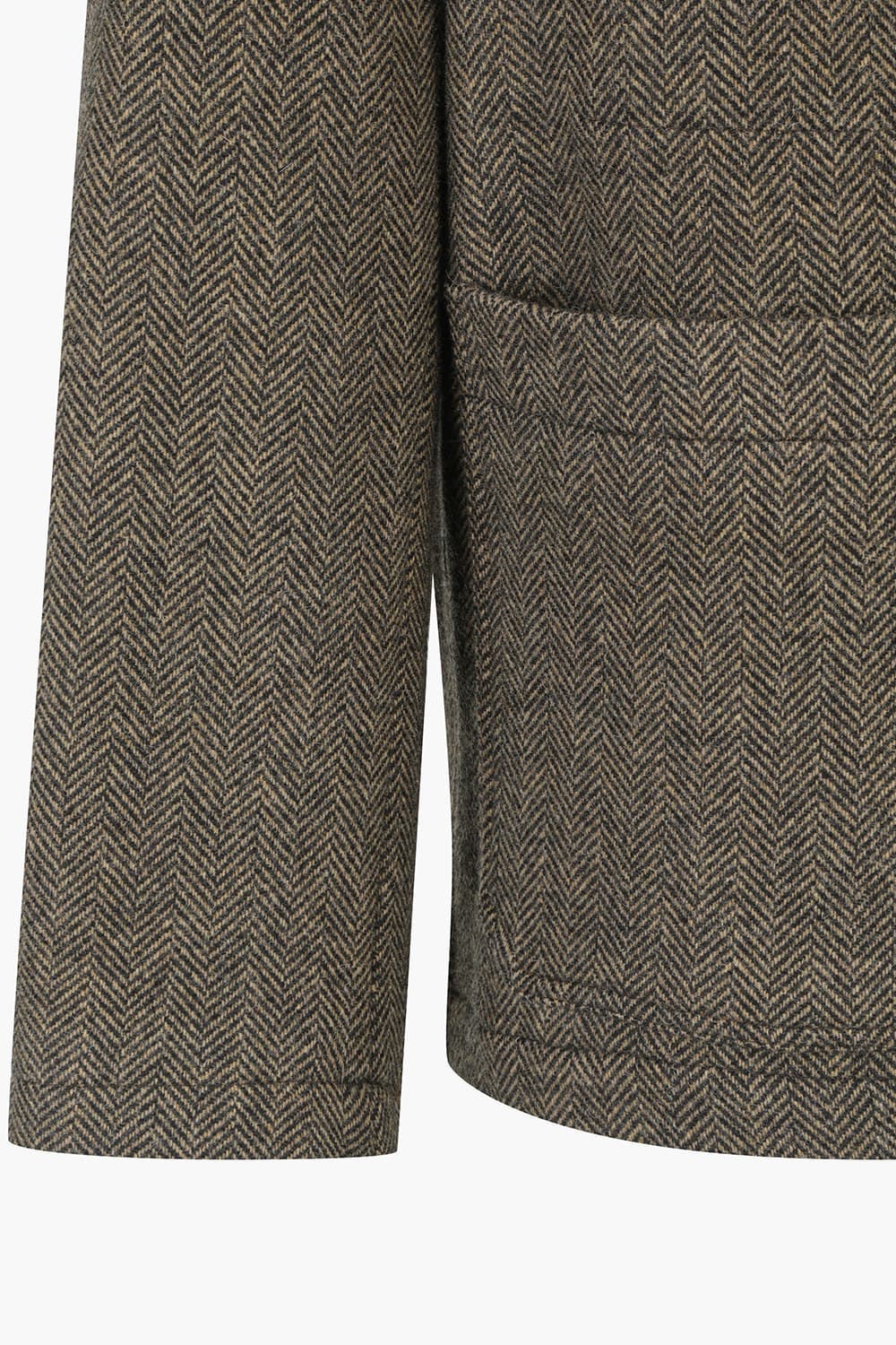 JAMISON 울 혼방 헤링본 104 브라운 캐주얼 자켓