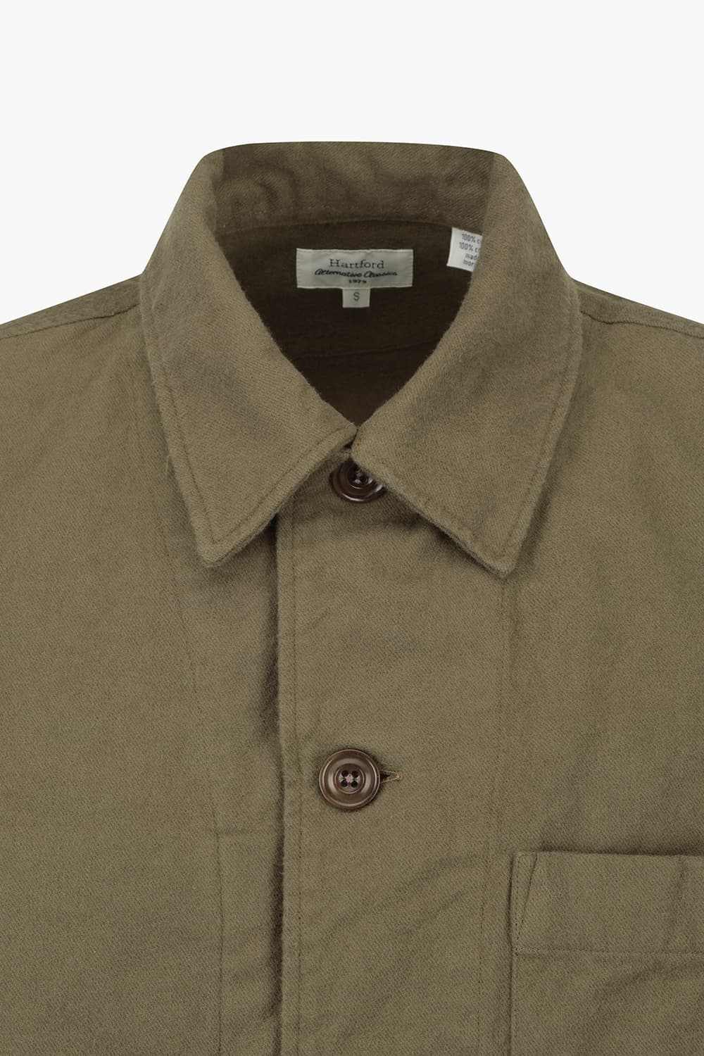 PERRY 코튼 베이직 402 카키브라운 캐주얼 자켓