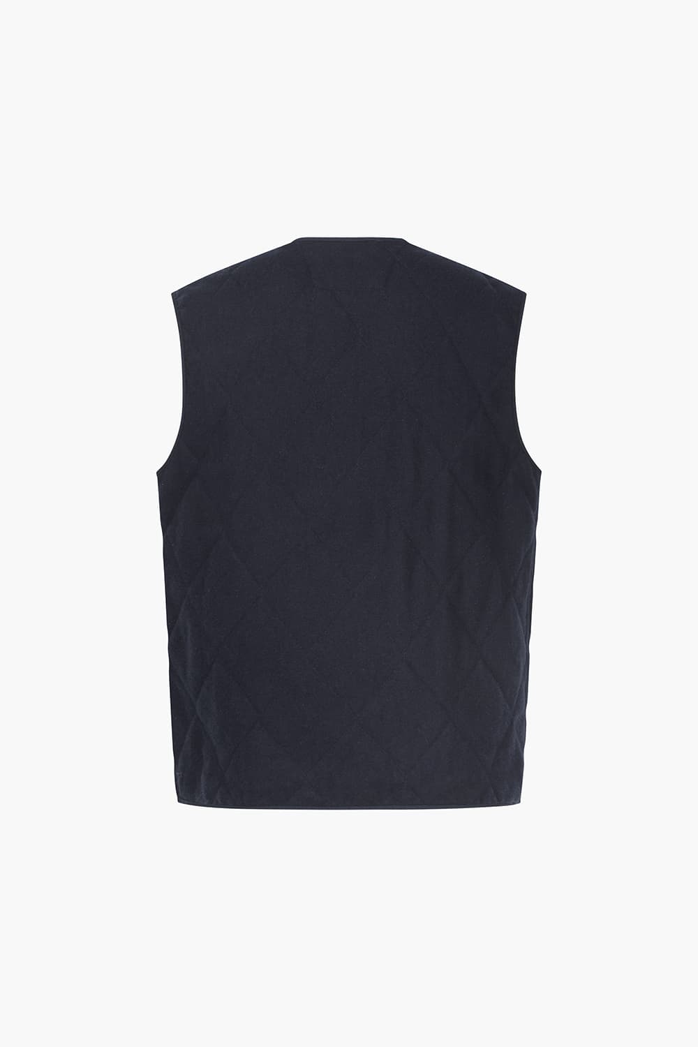 VINCE 울 혼방 퀼팅 빅 포켓 201 다크네이비 베스트