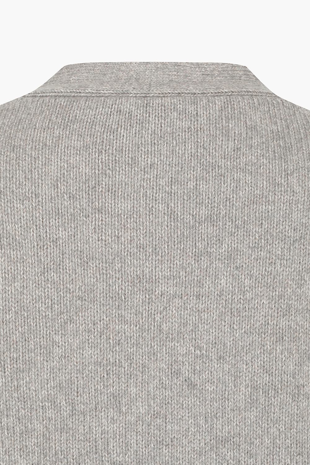 코튼 브이넥 208 그레이 가디건